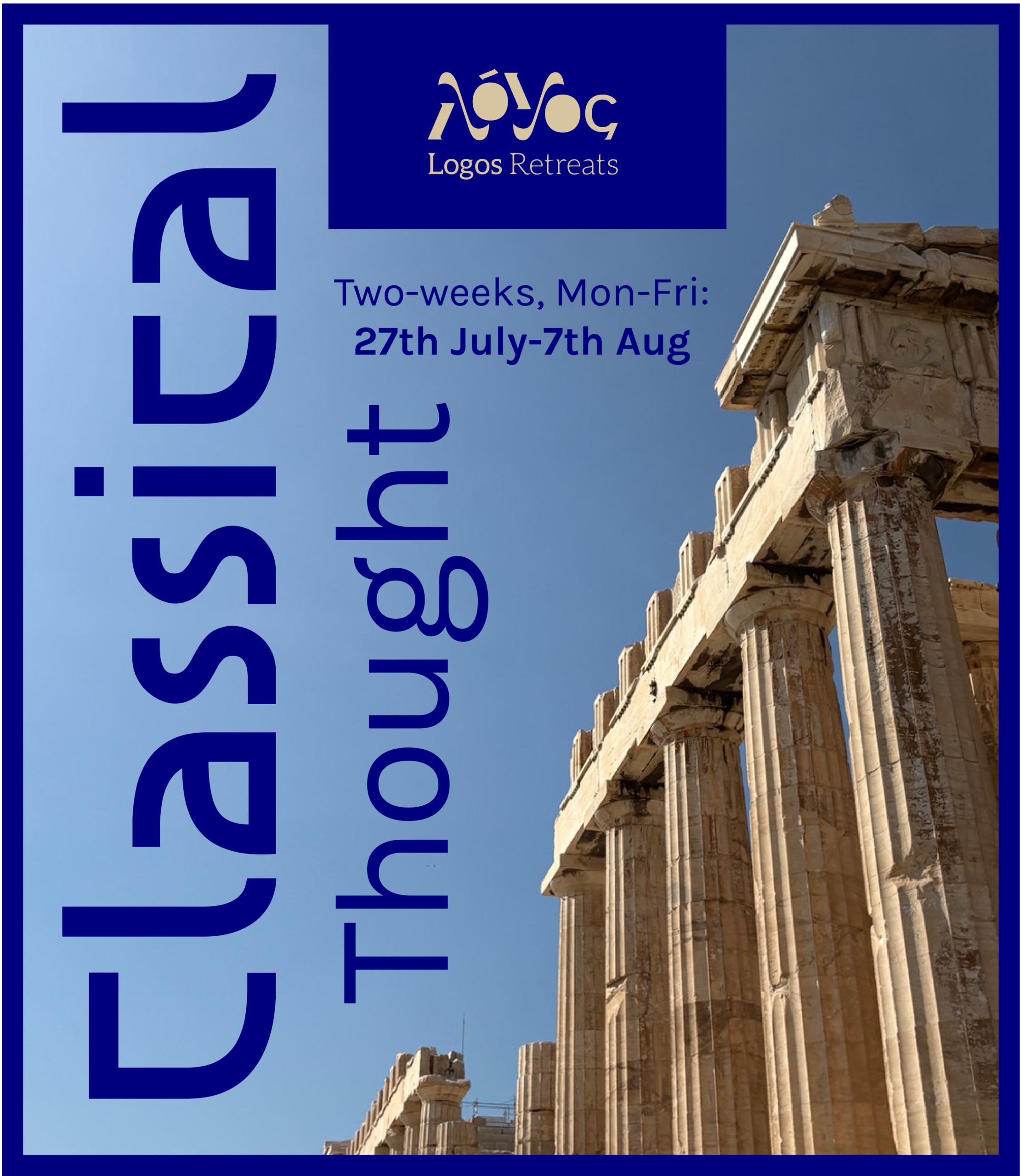 Summer Retreat - Classical Thought, 27th July - 7th Aug 2026 - Image 1